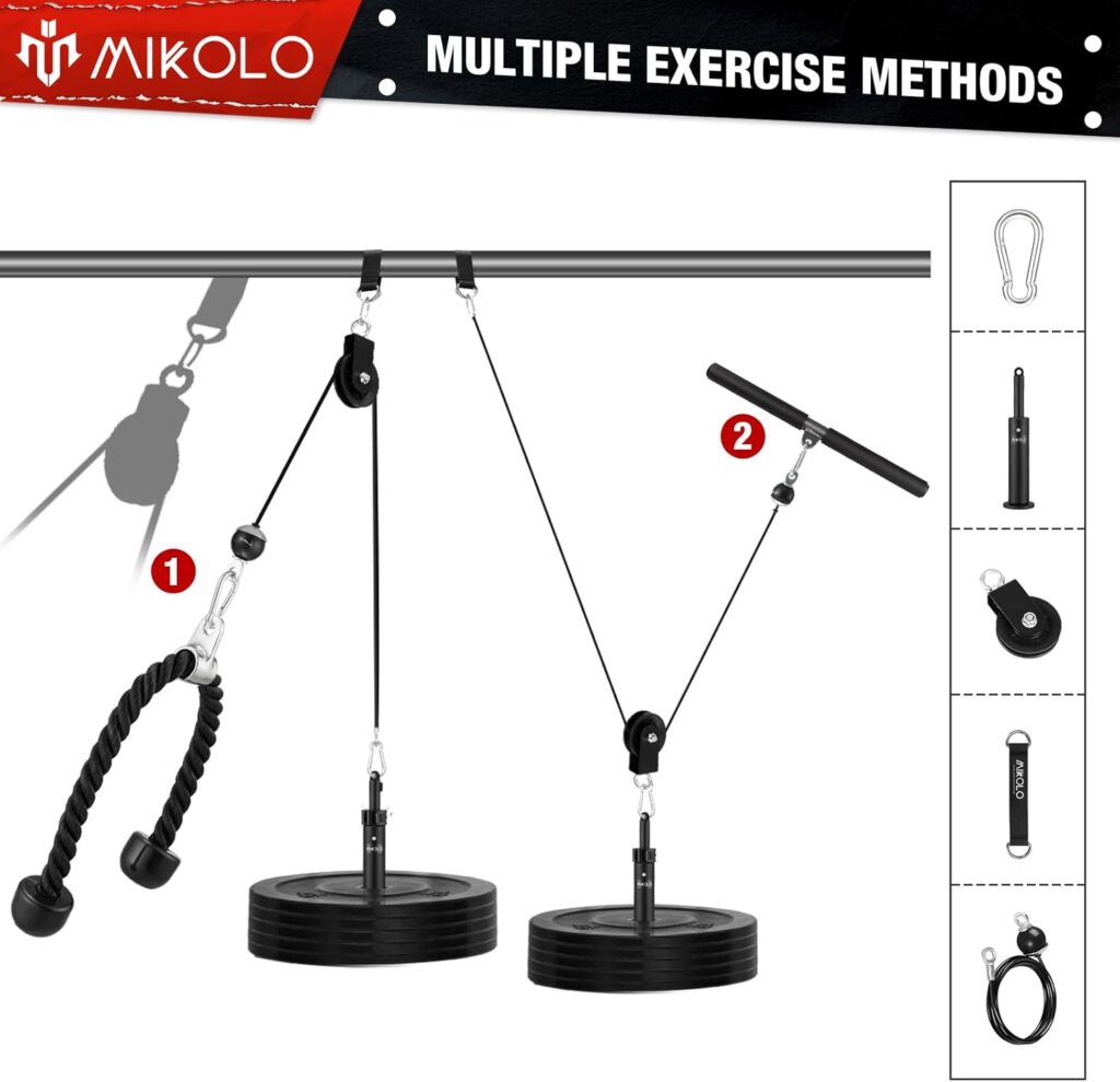 Mikolo Pulley System Home Gym Cable Machine